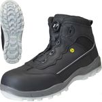 NITRAS SAFETY Sport Step Mid Fit, Sicherheitsstiefel S2, schwarz mit rutschhemmender PU/TPU-Laufsohle, Gr. 42