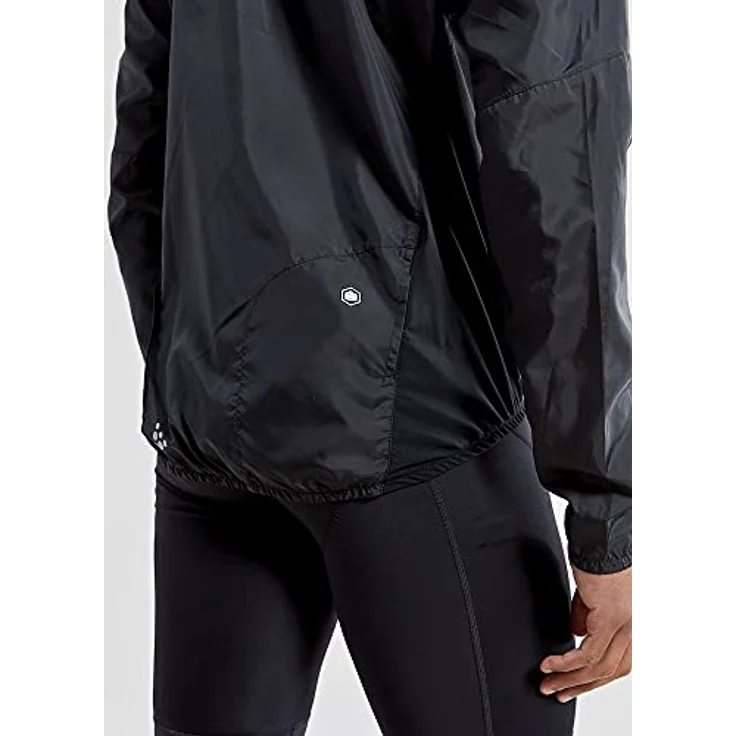 Craft ADV Essence Light Wind Jacket Man Black 2XL, superleichte Windjacke mit DWR-Behandlung – Bild 6