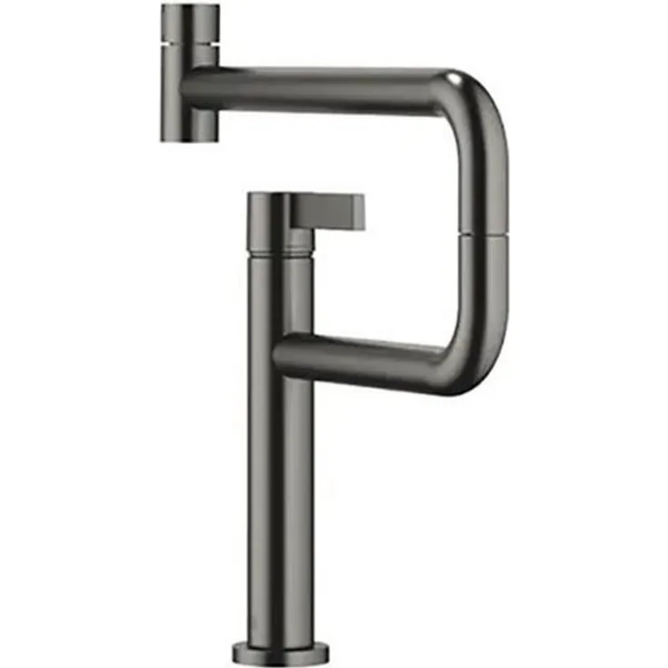 Dornbracht PIVOT Einhebelmischer Tara Ultra, Hochdruck Küchenarmatur mit 360° schwenkbarem Auslauf, bleifrei