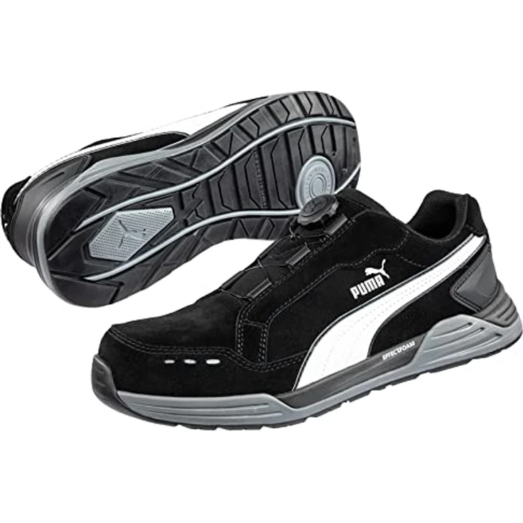 PUMA Safety AIRTWIST DISC BLACK LOW, Sicherheitsschuh mit EFFECT.FOAM Dämpfung und FAP®lite Durchtrittschutz, schwarz – Bild 7