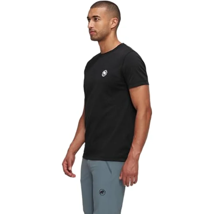 Mammut Herren Core T-Shirt, Schwarz, 100% Baumwolle, Regular Fit, atmungsaktiv und bequem für Outdoor-Aktivitäten – Bild 3