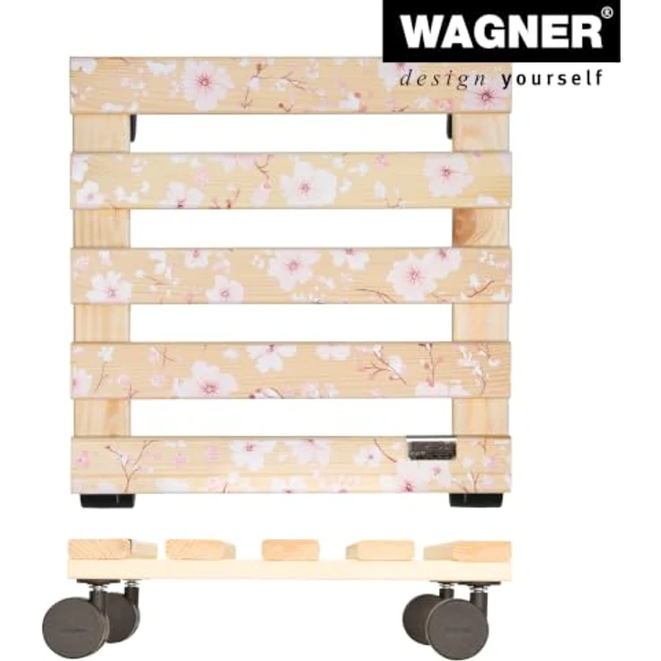 Wagner Multi Roller GH0646, Tragkraft 100 kg, 290 mm x 290 mm, Kirschblüte FSC® – Bild 5