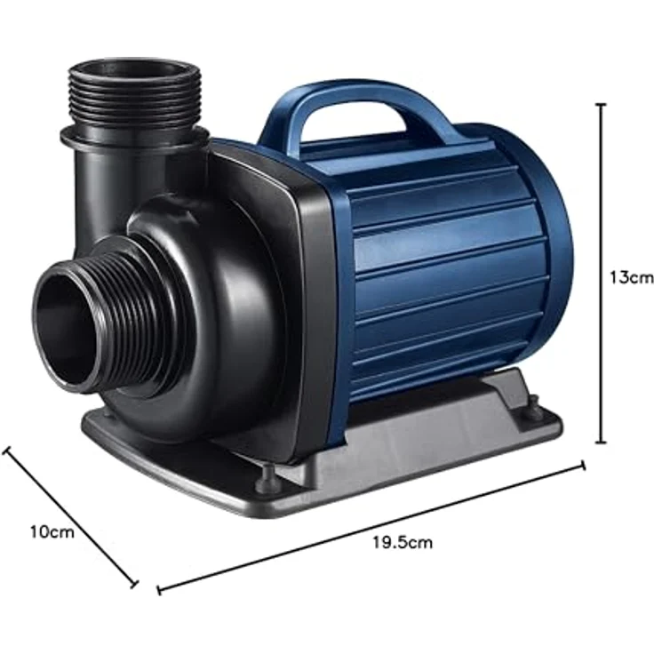 Aqua Forte Dm-10000 Filter--Teichpumpe, 12-V, 58 W, 10 m³-h, Förderhöhe 5 m – Bild 7