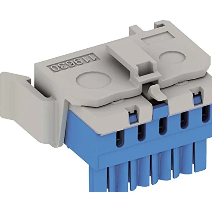 Striebel & John 2CPX062745R9999 ZK50BT Klemmenblock, flexibel für -1.5mm², starr -1.5mm², 5 Klemmen, blaue Farbcodierung – Bild 2
