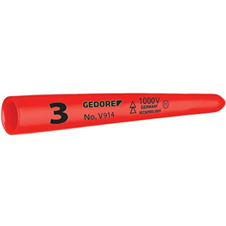 Zählertülle No.3 rot L.80mm D.10mm kon.