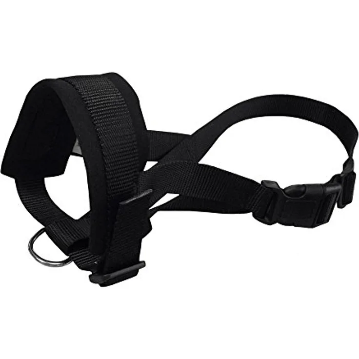 Nobby Nylon Maulschlaufe schwarz Gr. L; Genickriemen: 16-28 cm; Schnauzriemen: 18-30 cm