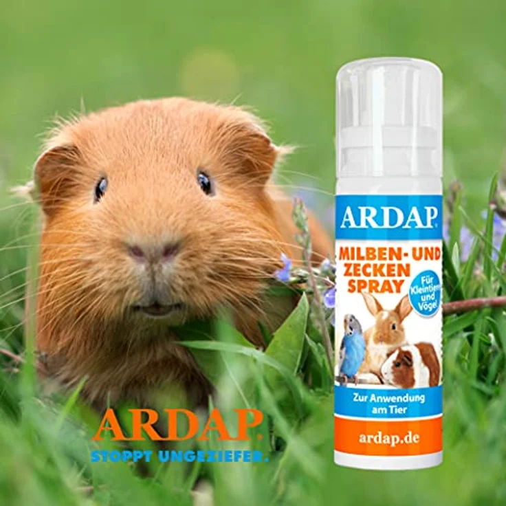 ARDAP Milben- und Zeckenspray für Nager und Vögel 100ml - Effektiver und nachhaltiger Schutz vor Milben und Zecken – Bild 2