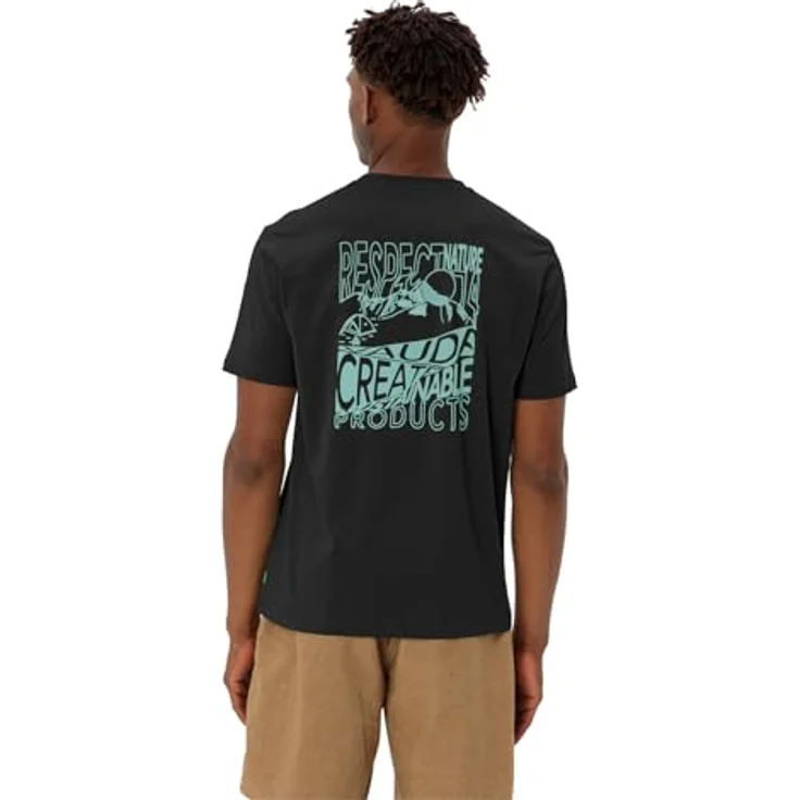 Vaude Spirit T-Shirt II, Herren Bike-T-Shirt aus 100% Baumwolle, Schwarz, Größe M, atmungsaktiv und regulär geschnitten – Bild 4