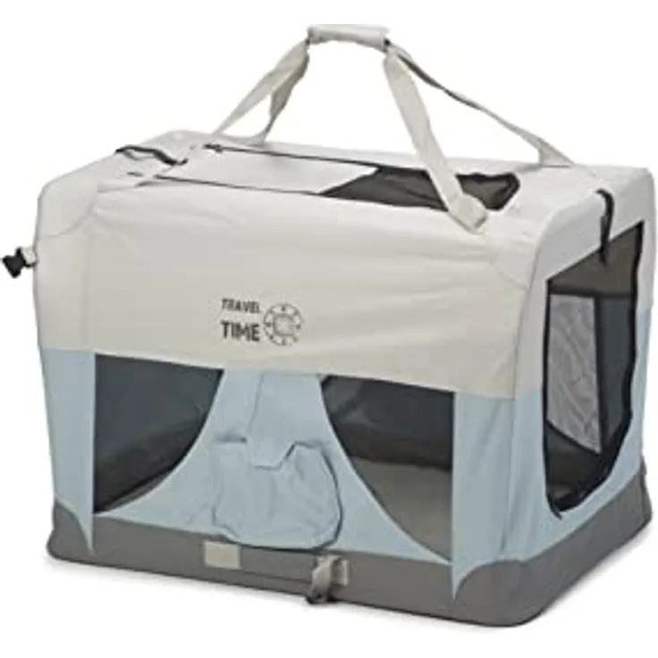Beeztees Nylon Bench Tragetasche Hundegitterbox Transportbox für Hunde - 81cm x 58cm x 58cm