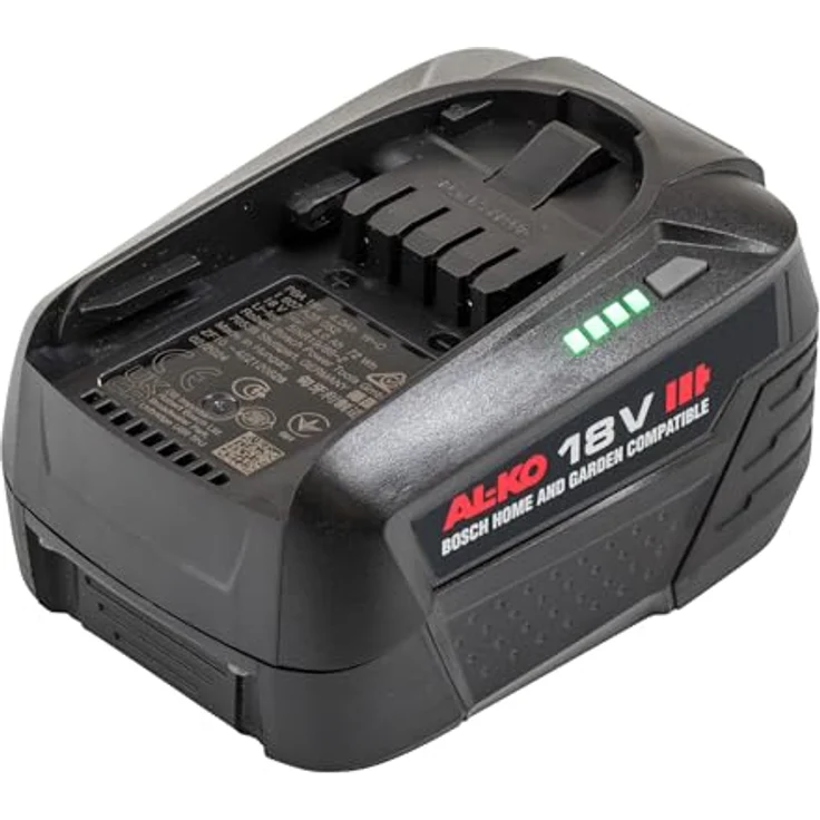AL-KO 18 V Akku B100.5 Li (5.0 Ah) mit Li-Ion-Technologie, kein Memory-Effekt, Ladestandsanzeige – Bild 1