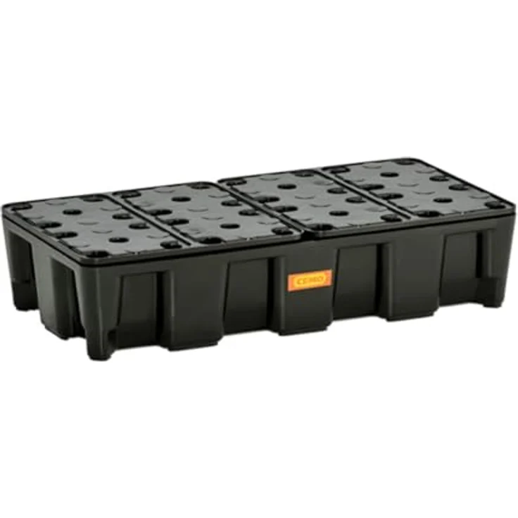 Cemo Auffangwanne "35 HD", 35 l mit PE-Rost, stapelbar, aus HDPE, Zulassung Z-40.22-548, B x H x T: 80 x 18 x 40 cm – Bild 2
