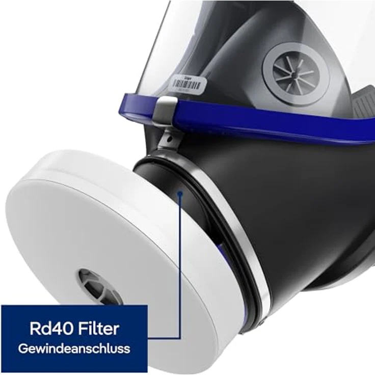 Dräger X-plore Rd40 Partikel-Filter 1140 P3 R für Aerosole-Partikel , 1 STK. , Ersatzfilter für Voll- und Halbmasken X-plore 4740 und 6300 – Bild 4