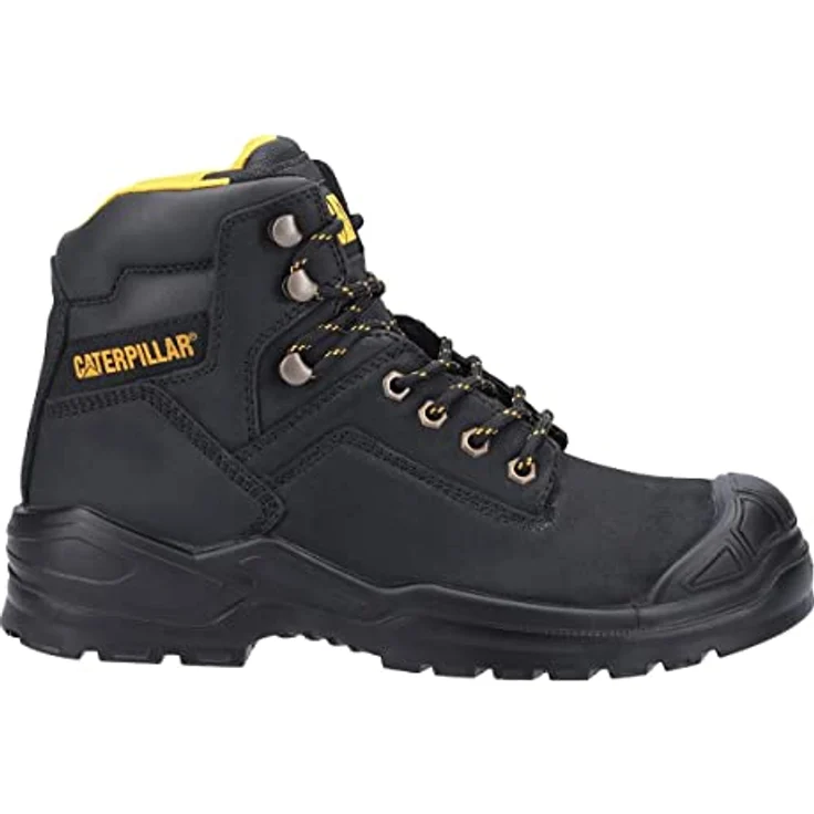 Caterpillar Striver Bump, Schwarz Arbeitsschuhe mit Stahlkappe S3, Gr. 45, wasserabweisend und rutschfest – Bild 2