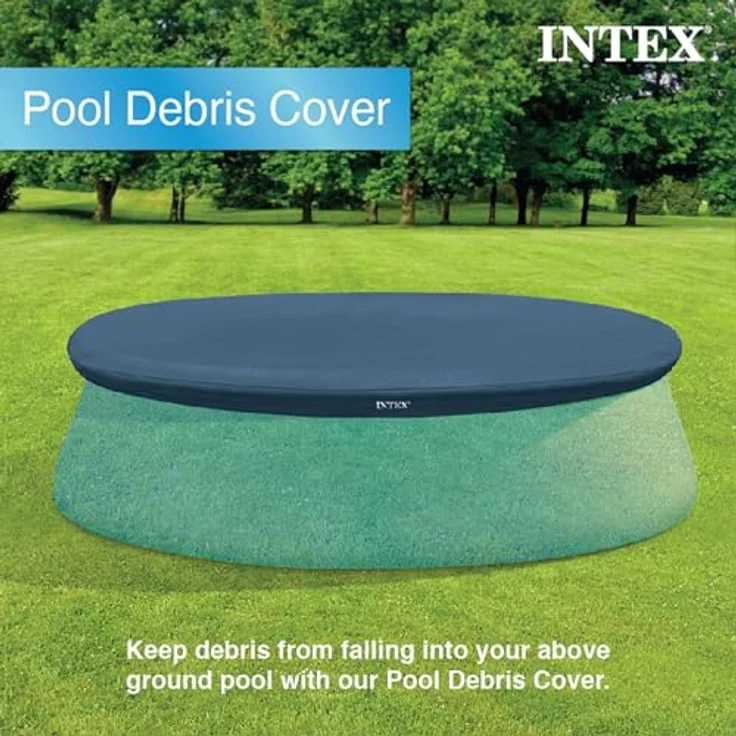 Intex Easy Set Pool Cover - Poolabdeckplane - Ø 244 cm - Für Easy Set Pools – Bild 5