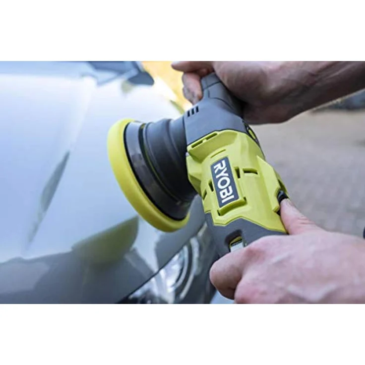 Ryobi Akku Exzenter Polierer PRO ONEund 18 V, Poliermaschine ideal für Autopflege – Bild 2