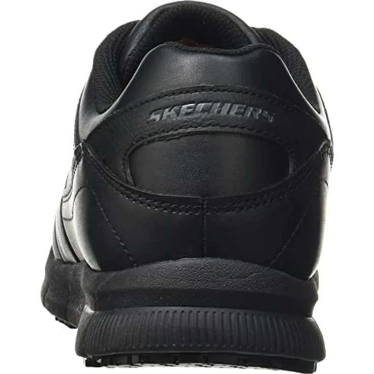 Skechers NAMPA Berufsschuh Schnürschuh für Gastronomie mit rutschfhemmender Laufsohle in Schwarz – Bild 3