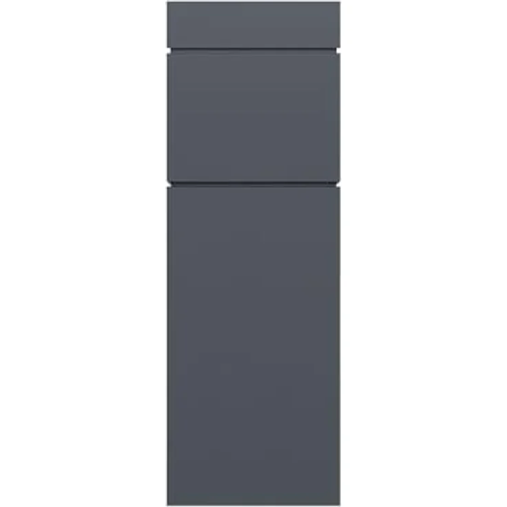 WESTMANN Paketbox Pippa, abschließbar (2 Schlüsse) aus pulverbeschichtetem Stahl, anthrazit RAL7016, 40x14x111 cm, inkl. Montagezubehör – Bild 4