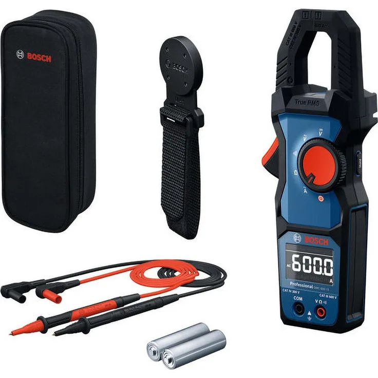 EMC GMC 600-15 Professional, Multimeter Strommesszange CAT IV 300V, CAT III 600V mit True RMS, IP54 Schutzart, ergonomisches Design und Hold-Funktion