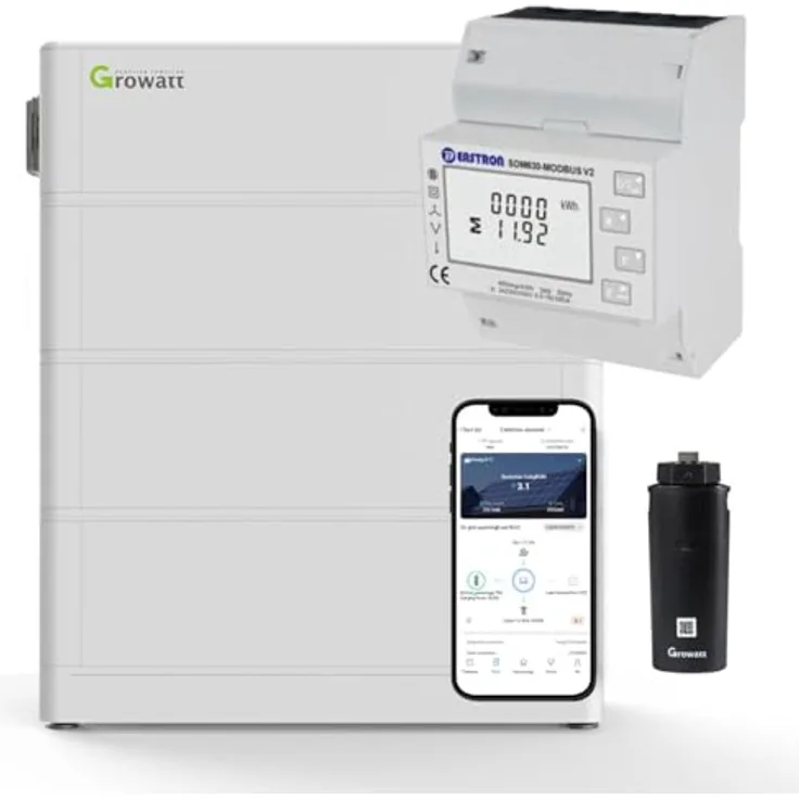 Growatt ARK 7.6kWh Hochvolt-Solarspeicher-Set, modular erweiterbar für Growatt MOD TL3-XH Serie, 0% MwSt §12 III UStG