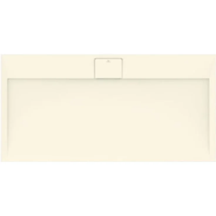 Ideal Standard Ultra Flat S i.life Duschwanne 140 x 70 cm, Kunstharz, mattes Finish in Sand, rutschfest, versteckter Ablauf – Bild 1