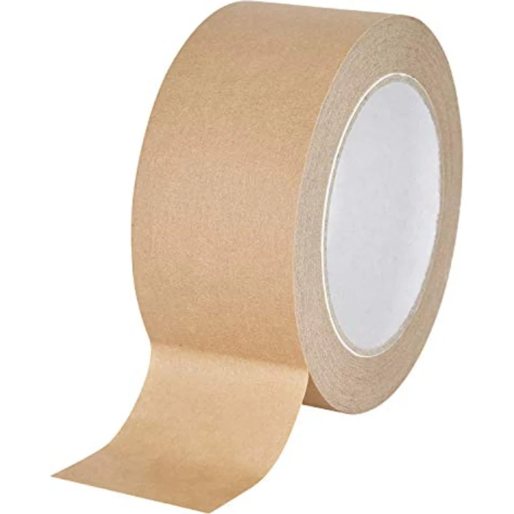 baytronic Papier-Packband braun 50 mm x 50 m (6 Stück) – Bild 2