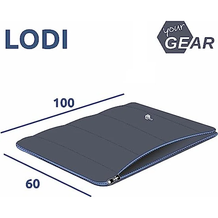 your GEAR Lodi - 3-in-1 Hundeschlafsack Hundedecke Hundehandtuch 100x60 / 120x100 cm weich warm waschbar – Bild 2