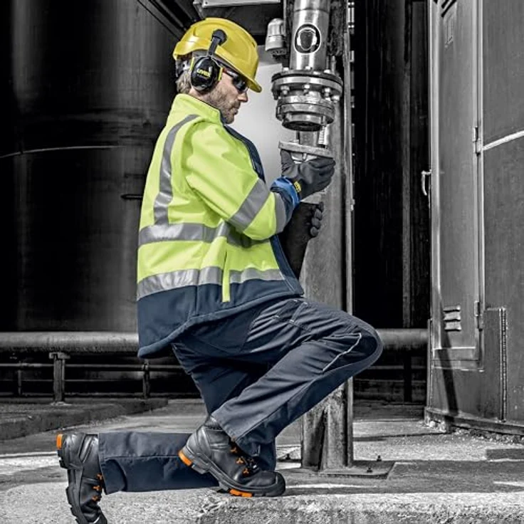 UVEX Herren-Softshelljacke uvex protection flash, Warnschutzkleidung, Größe XL – Bild 8