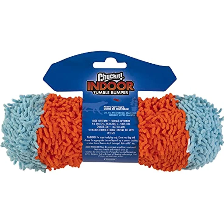 Chuckit Tierkuscheltier Hundespielzeug Indoor Tumble Bumper, weiche Bounceflex Core Technology, Maße: 7 x 20 cm – Bild 2