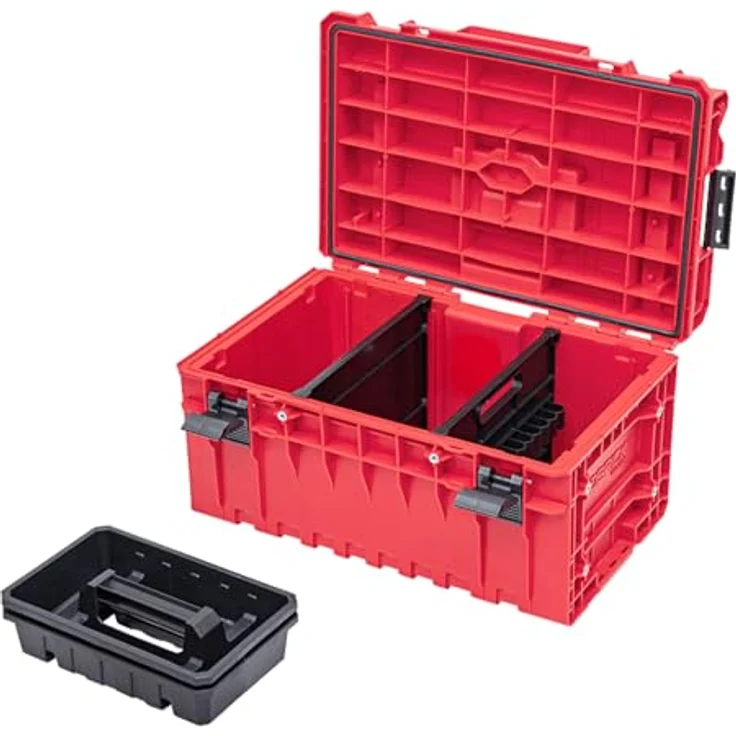 Tool Brothers Toolbrothers RHINO ONE 350 2.0, modularer Werkzeugkoffer RED ULTRA HD, 38L mit IP66 Schutz, inklusive 2 Ablagen und 2 Fächern – Bild 3