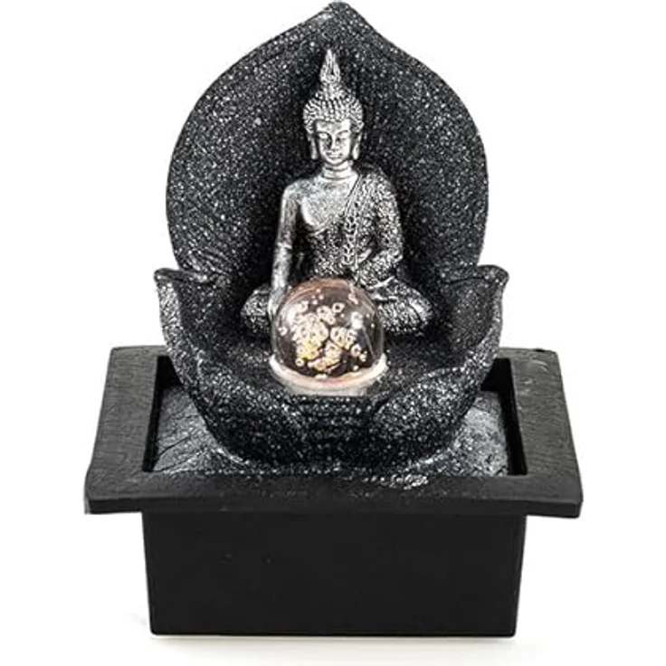 Zimmerbrunnen Silver Buddha – Bild 2