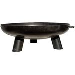 Czaja Feuerschalen® Feuerschale Coburg Ø 80 cm - Feuerschalen für den Garten, Terrasse und Balkon ohne Wasserablaufbohrung, Feuertonne und Feuerkorb, große Feuerstelle für den Garten