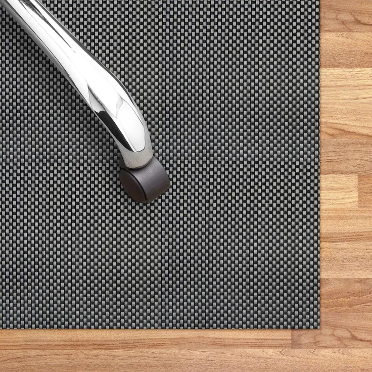 Karat Bodenschutzmatte Lucca, 90 x 120 cm, rutschfest, antibakteriell, für Hartböden geeignet, schwer entflammbar
