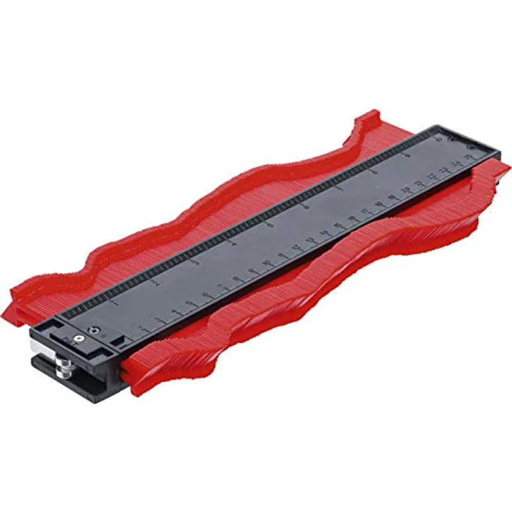 BGS TECHNIC Konturenlehre 250 mm, verriegelbare Messtechnik für Karosseriekonturen, mit 4 Magneten