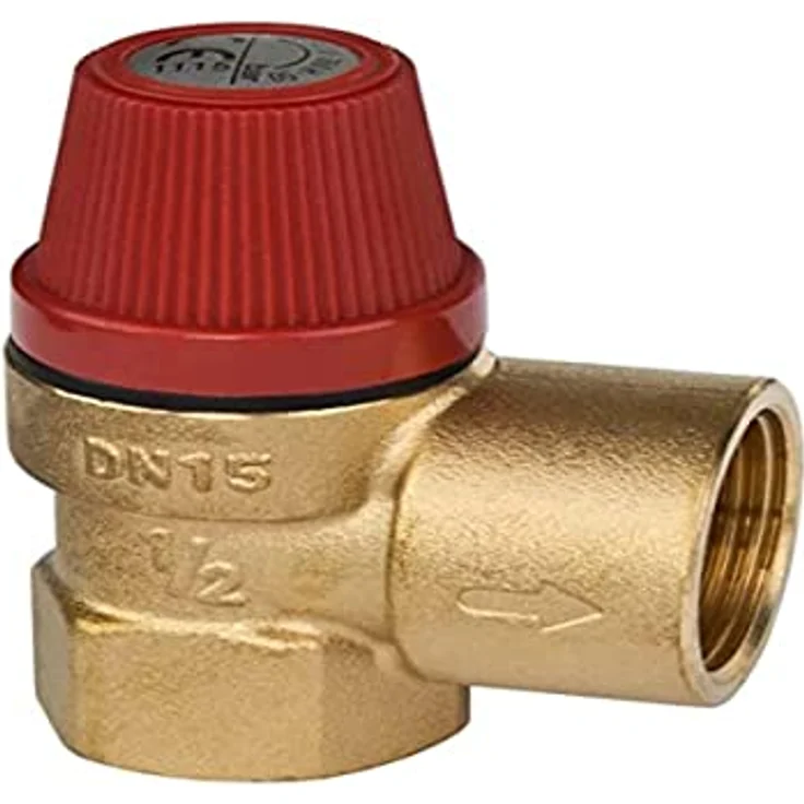 Membran-Sicherheitsventil für Heizungsanlagen 1/2 x 3/4 - 2,5 bar – Bild 2