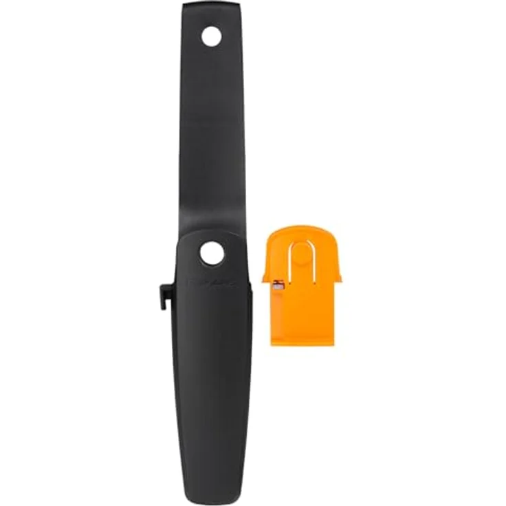 Fiskars Hochleistungsmesser inklusive Holster mit integriertem Messerschärfer, Gesamtlänge: 21,9 cm, Schwarz-Orange-Grün, 1023619 – Bild 8