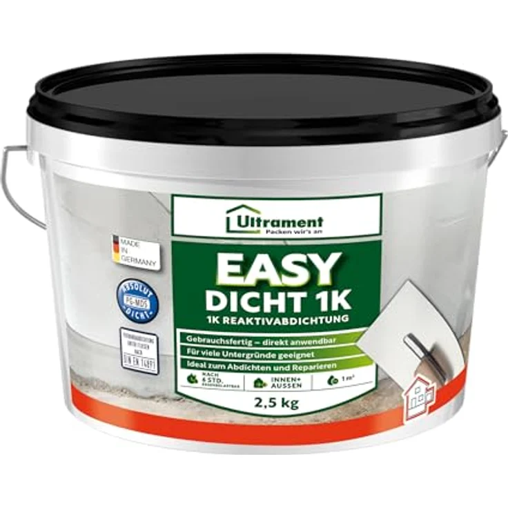 Ultrament Easy Dicht 1K 2,5 kg – Bild 2