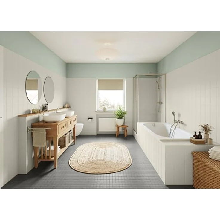 Alpina Fliesenlack 2K Granit, seidenmatt, wasserbasierend, 750 ml für 10 m², innen geeignet – Bild 5