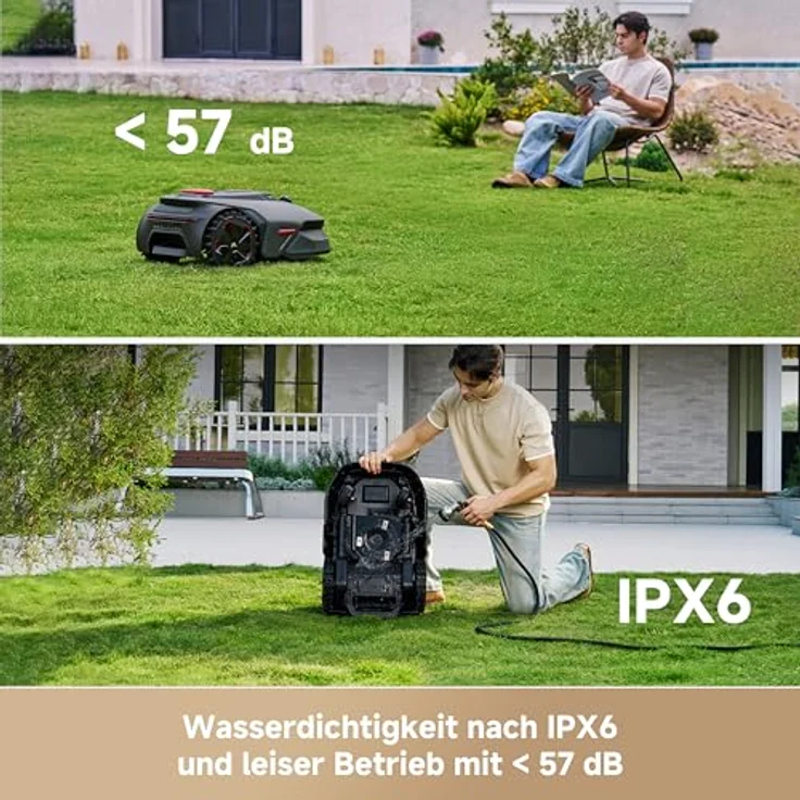 MOVA LiDAX Ultra 1200, Elektrorasenmäher Roboter mit RTK, 3D-LiDAR, AI Vision 360° und automatischer Kartenerstellung, mulcht bis 1200m², 5 cm Kantenschnitt – Bild 11