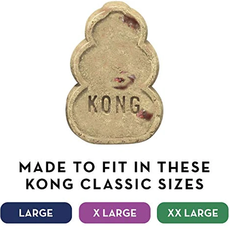 KONG – Snacks – Hundesnacks mit Natürlichen Zutaten (Ideal für KONG aus Kautschuk) – Schinken & Käse – Für Große Hunde – Bild 2