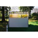 OUTFLEXX Hochbeet Zincalume, silber, rückenschonendes Gärtnern, Saisonverlängerung, optimale Wachstumsbedingungen