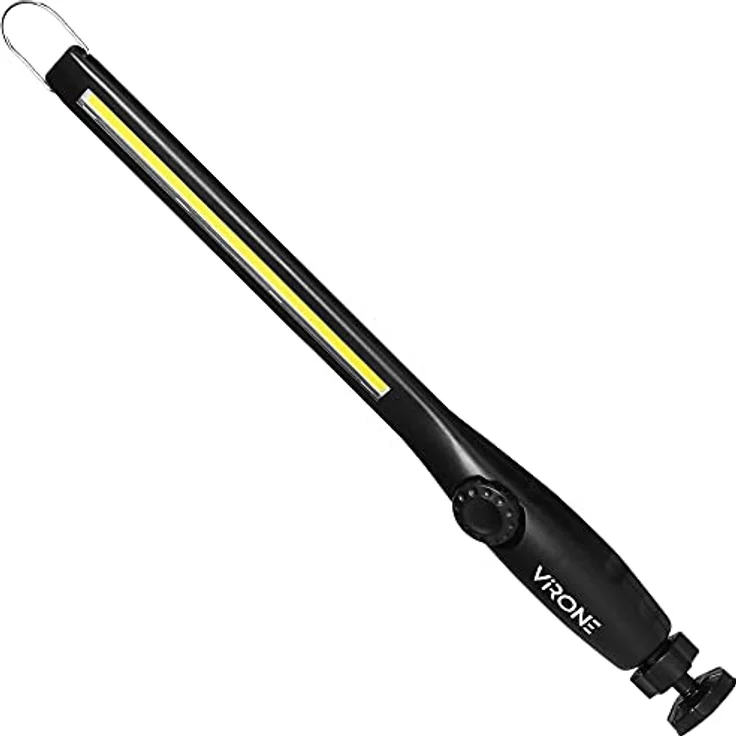 Virone WL-1, Kabellose LED Arbeitsleuchte mit Dimmfunktion, Magnet und Haken, 10W 400lm, 2000mAh – Bild 3