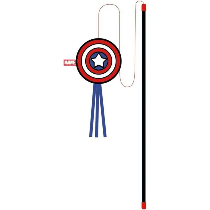 The AVENGERS Katzenspielzeug Angel, interaktives Fangspielzeug für Katzen, 46 cm, Avengers-Motive