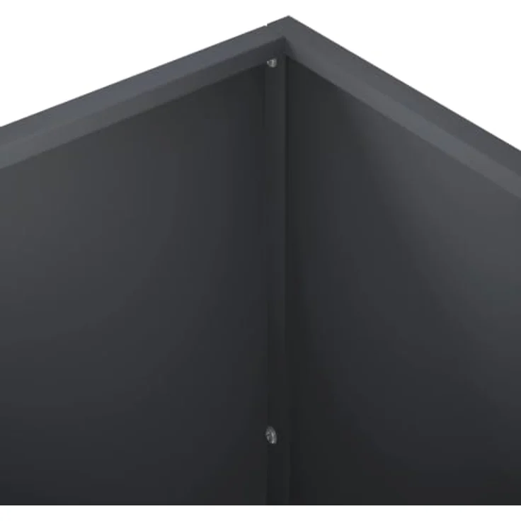 vidaXL Hochbeet Garten-Pflanzgefäß, wetterfest, anthrazit, 100 x 40 x 40 cm – Bild 5
