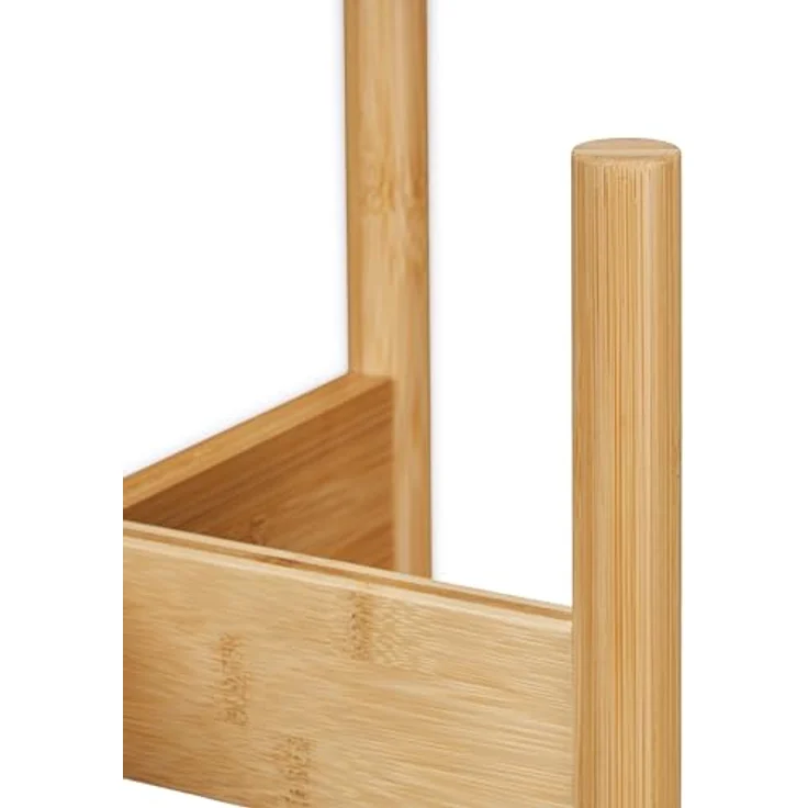 relaxdays Blumenständer Pflanzenständer im 3er Set, XL aus natürlichem Bambus, geeignete Höhen für Blumentöpfe bis 29 cm Durchmesser, Farbe: Natur – Bild 7