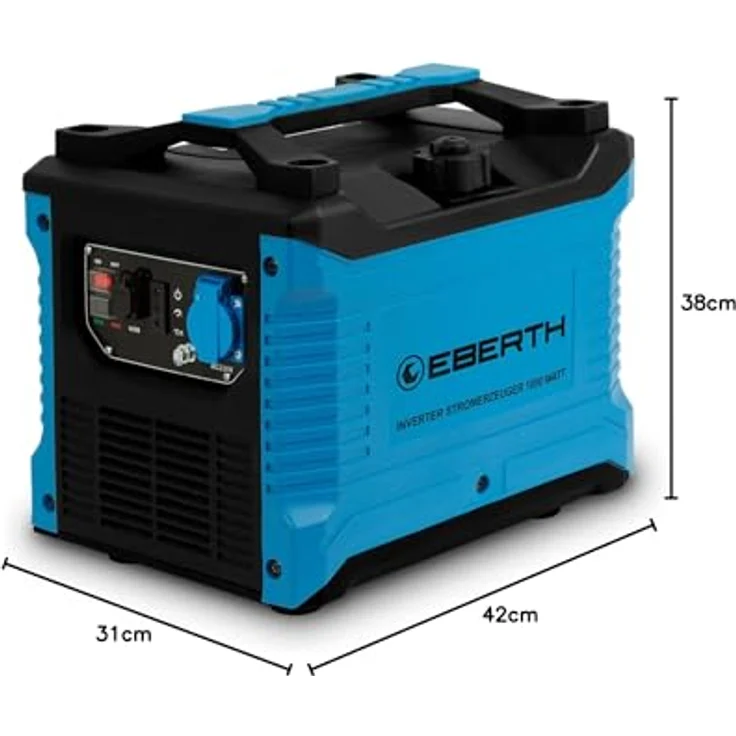 EBERTH GG1-IS1000, 1000 Watt Inverter Stromerzeuger mit 1x 230V Anschluss und 2x USB, leise und kompakt – Bild 9