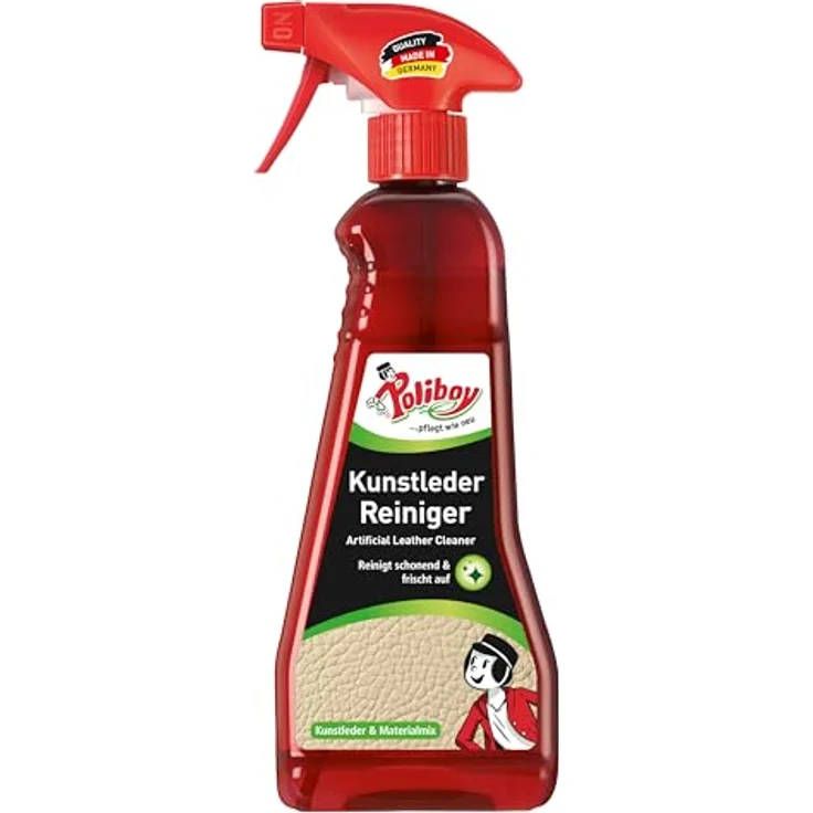 Poliboy Kunstleder Reiniger 375 ml Lederreiniger (1-St) - Spezialreiniger für Kunstleder in allen Farben - Preisvergleich – Bild 2
