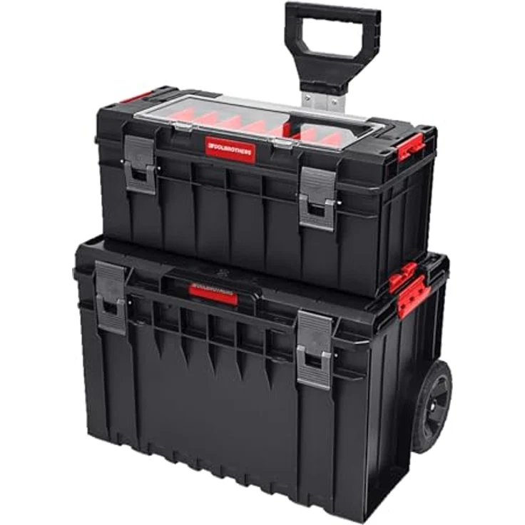 Toolbrothers RHINO Slim Werkzeugkoffer Handling+ Long Edition, 22 l, IP54, wasser- und staubdicht, inkl. Werkzeugschale – Bild 7