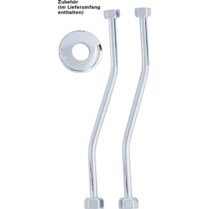 Thermoflow Qmix10, Spültischarmatur mit druckloser Zweiknopfmischung und stufenloser Temperaturregelung, Chrom – Bild 2