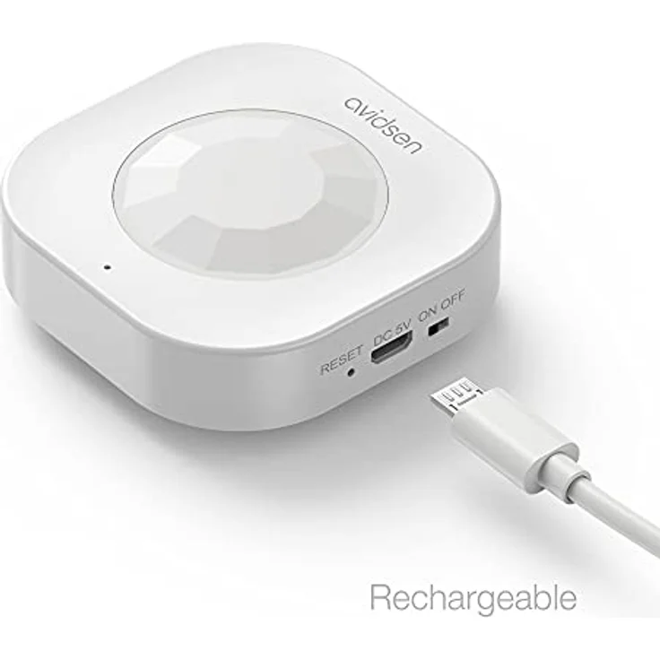 AVIDSEN Home Sensor IR-Wall, Smarter IR-Wandsensor für Innenräume, 115° Blickwinkel, Akku-Betrieb, WLAN, Push-Benachrichtigung, kompatibel mit Alexa und Google Assistant – Bild 5