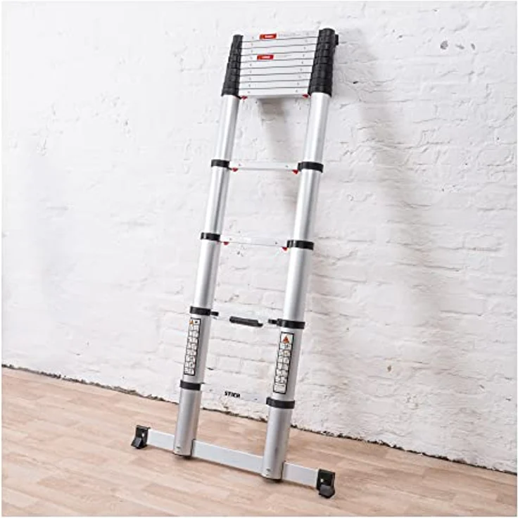 STIER Teleskopleiter Premium+ 3,8 m 13 Sprossen – Bild 2